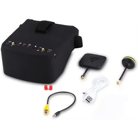 LS-800D DVR 5-Inch Detachable Drone 5.8G Diversity Video Glasses  Headset Build in Drone Accessories